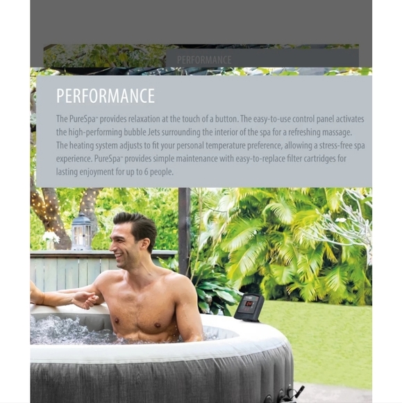 Inflatable INTEX Hot Tub - Picture 1 of 3
